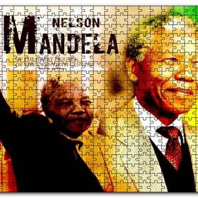 Cakapuzzle Nelson mandela Yumruğu Havada Mdf 120 Parça Puzzle