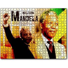 Cakapuzzle Nelson mandela Yumruğu Havada Mdf 120 Parça Puzzle