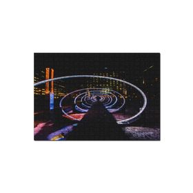 Cakapuzzle Neon Spiral Tünel ve Adam 255 Parça Puzzle