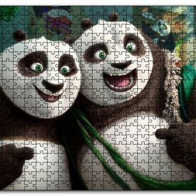 Cakapuzzle Neşeli Kung Fu Panda 3 Mdf 120 Parça Puzzle