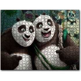 Cakapuzzle Neşeli Kung Fu Panda 3 Mdf 120 Parça Puzzle