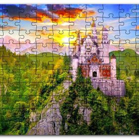 Cakapuzzle Neuschwanstein Masal Kalesi Almanya Mdf 255 Parça Puzzle