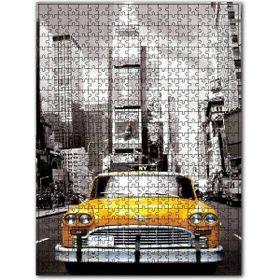 Cakapuzzle New York Taxi Görseli 1000 Parça Puzzle