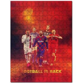 Cakapuzzle Neymar Ronaldo Messi Levandowski Virgil Mdf 1000 Parça Puzzle