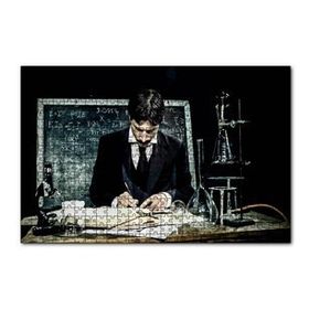 Cakapuzzle Nikola Tesla Çalışma Masası 120 Parça Ahşap Puzzle