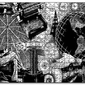 Cakapuzzle Nikola Tesla ve Bilim Ürünü Görseller Mdf 1000 Parça Puzzle