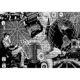 Cakapuzzle Nikola Tesla ve Bilim Ürünü Görseller Mdf 1000 Parça Puzzle