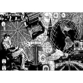 Cakapuzzle Nikola Tesla ve Bilim Ürünü Görseller Mdf 120 Parça Puzzle