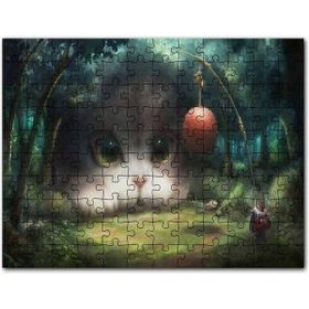 Cakapuzzle Nilüferler Arasında Yatan Kadın ve Kılıcı Mdf 500 Parça Puzzle