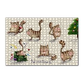 Cakapuzzle Nimbus Yaramaz Kediler 120 Parça Ahşap Puzzle