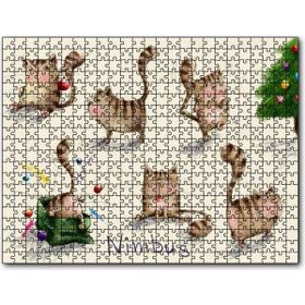 Cakapuzzle Nimbus Yaramaz Kediler Mdf 1000 Parça Puzzle