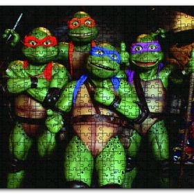 Cakapuzzle Ninca Kaplumbağaları Ahşap 1000 Parça Puzzle
