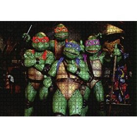 Cakapuzzle Ninca Kaplumbağaları Ahşap 1000 Parça Puzzle