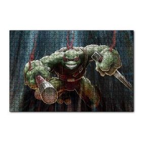 Cakapuzzle Ninja Kaplumbağa Raphael Görsel 120 Parça Ahşap Puzzle