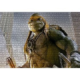 Cakapuzzle Ninja Kaplumbağalar Michalengelo 120 Parça Ahşap Puzzle