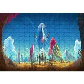 Cakapuzzle No Mans Sky Panoramik İllüstrasyon 120 Parça Ahşap Puzzle