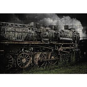 Cakapuzzle Nostaljik Buharlı Tren 120 Parça Ahşap Puzzle