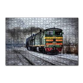 Cakapuzzle Nostaljik Elektrikli Renkli Tren 120 Parça Ahşap Puzzle