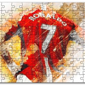 Cakapuzzle Numara 7 Formalı Ronaldo Sırt Görünüm Mdf 120 Parça Puzzle