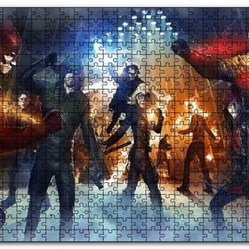 Cakapuzzle Okçular ve Süper Kahramanlar Mdf 500 Parça Puzzle