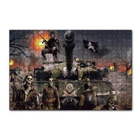Cakapuzzle Ölüler Ordusu Tank Taburu 120 Parça Ahşap Puzzle