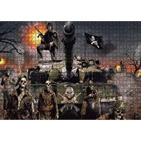 Cakapuzzle Ölüler Ordusu Tank Taburu 120 Parça Ahşap Puzzle