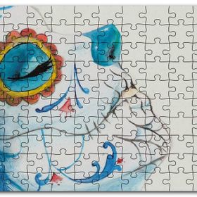 Cakapuzzle Ölülerin Günü Boyalı Yüz Mdf 1000 Parça Puzzle
