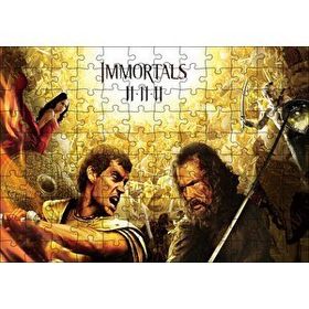 Cakapuzzle Ölümsüzler İki Karakter 120 Parça Ahşap Puzzle