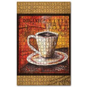 Cakapuzzle Organic Java Cata Rica Afiş Görseli Ahşap 500 Parça Puzzle