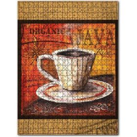 Cakapuzzle Organic Java Cata Rica Afiş Görseli Ahşap 500 Parça Puzzle