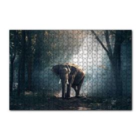 Cakapuzzle Orman Güneş Işınları ve Fil 255 Parça Puzzle