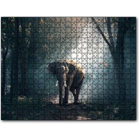 Cakapuzzle Orman Güneş Işınları ve Fil 255 Parça Puzzle