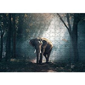 Cakapuzzle Orman Güneş Işınları ve Fil 255 Parça Puzzle