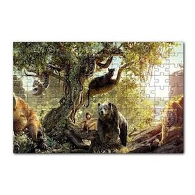 Cakapuzzle Orman Kitabı Disney Filmi 2016 Görsel 120 Parça Ahşap Puzzle