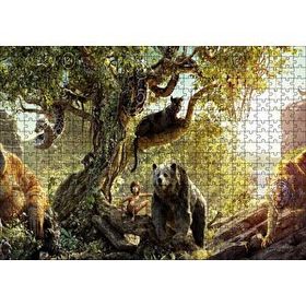 Cakapuzzle Orman Kitabı Disney Filmi 2016 Görsel 120 Parça Ahşap Puzzle