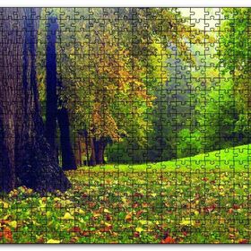 Cakapuzzle Orman ve Çimler Doğa Ahşap 500 Parça Puzzle
