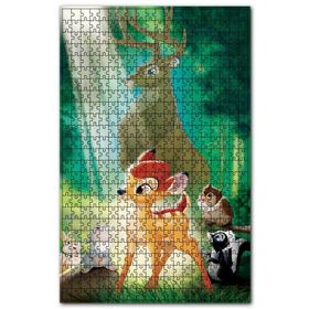 Cakapuzzle Ormanda Bambi ve Babası Ahşap 500 Parça Puzzle