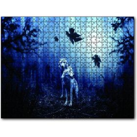 Cakapuzzle Ormanda Beyaz Kurtlar Mdf 120 Parça Puzzle