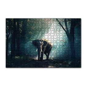 Cakapuzzle Ormanda Fil 120 Parça Ahşap Puzzle