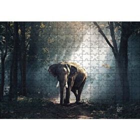 Cakapuzzle Ormanda Fil 120 Parça Ahşap Puzzle