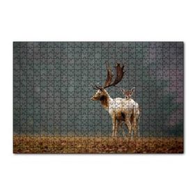 Cakapuzzle Ormanda Geyik Ve Yavrusu 120 Parça Ahşap Puzzle