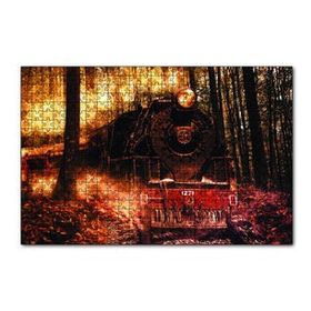 Cakapuzzle Ormanda Nostaljik Tiren 120 Parça Ahşap Puzzle