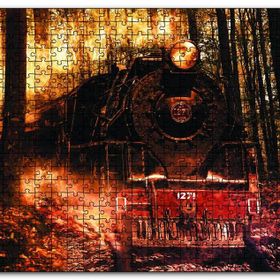 Cakapuzzle Ormanda Nostaljik Tiren Ahşap 1000 Parça Puzzle