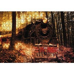 Cakapuzzle Ormanda Nostaljik Tiren Ahşap 500 Parça Puzzle