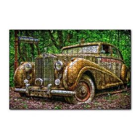 Cakapuzzle Ormanda Terkedilmiş Rolls Royce 120 Parça Ahşap Puzzle