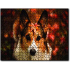 Cakapuzzle Ormanda Yapraklı Köpek 255 Parça Puzzle