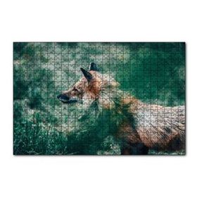 Cakapuzzle Ormanda Yeşillikler Arasındaki Tilki 120 Parça Ahşap Puzzle