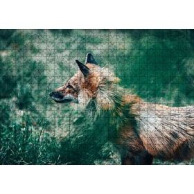 Cakapuzzle Ormanda Yeşillikler Arasındaki Tilki 120 Parça Ahşap Puzzle