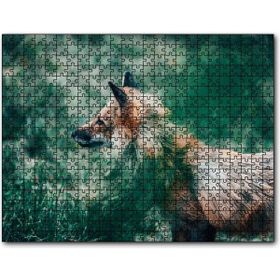 Cakapuzzle Ormanda Yeşillikler Arasındaki Tilki 255 Parça Puzzle