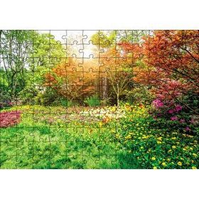 Cakapuzzle Ormandaki Çiçek 120 Parça Ahşap Puzzle
